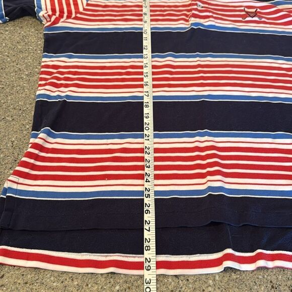 POLO RALPH LAUREN Vintage Golf Crest Striped Polo - Picture 7 of 12